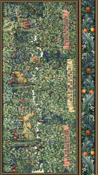 Лес день У. Моррис 120x260+30x260 бордюр